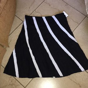 Black and White Skirt